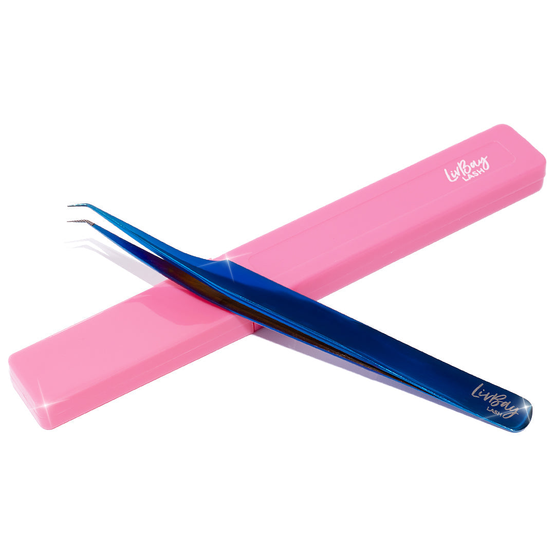 Fiber Tip - Blue Magic Mike Eyelash Tweezer