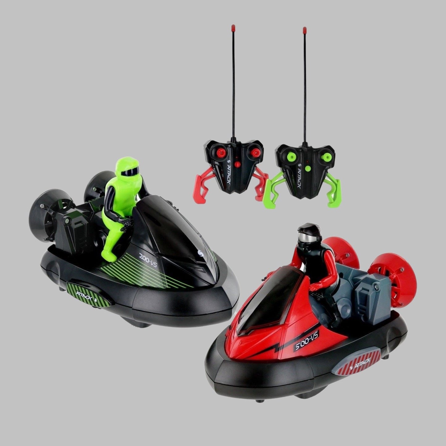 DAVE & BUSTER'S Fancy Stunt R/C Bumper Cars with Drivers 18808 (New)