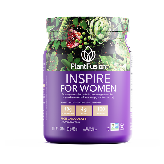 Inspire for Women - Vegan Protein Powder for Women - Rich Chocolate