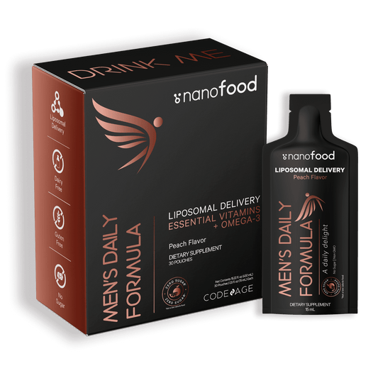 Nanofood Liposomal Men's Daily Multivitamin Liquid Pouch 