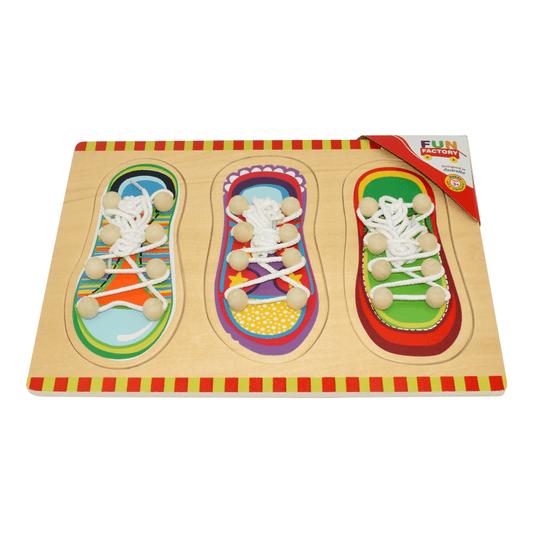 Colourful Shoe Lacing Puzzle