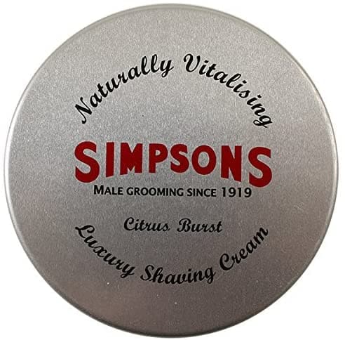 Simpsons Citrus Burst Shaving Cream (4.2oz)