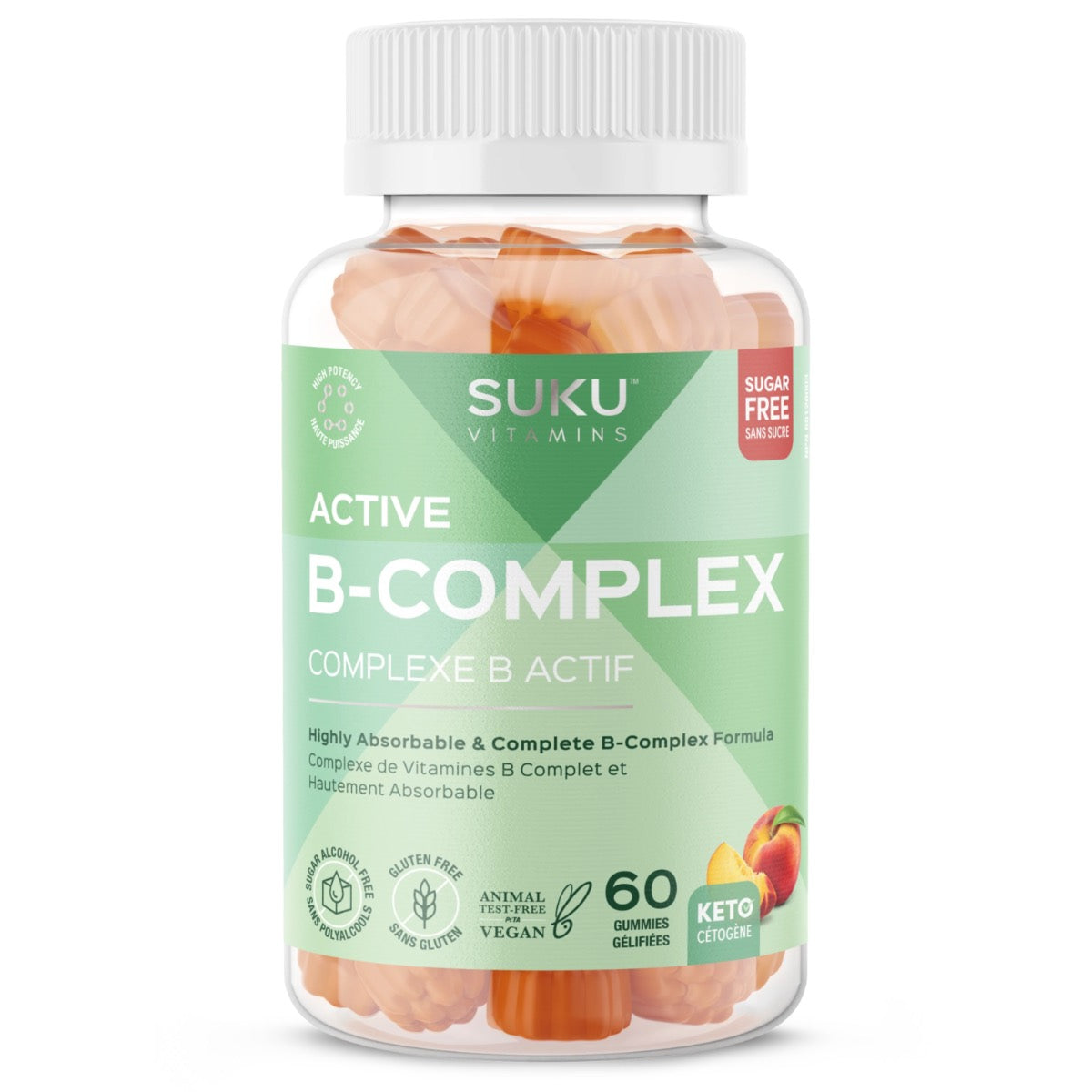Suku Active B-Complex - 60 Gummies