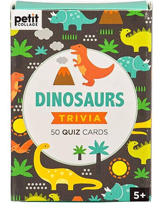 Petit Collage Dinosaur Trivia Quiz Cards