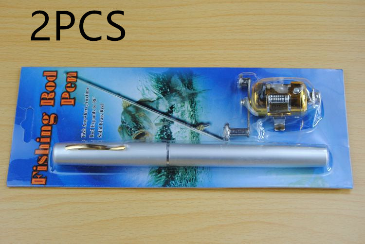 Telescopic drum pen rod fishing gear set - Blue Force Sports