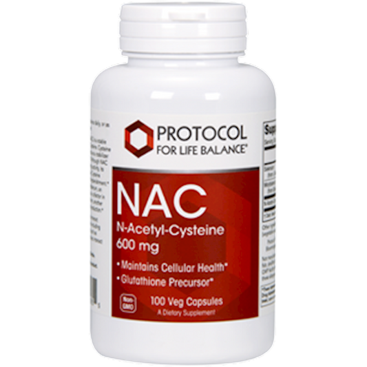 NAC 600 mg 100 Vegetarian Capsules