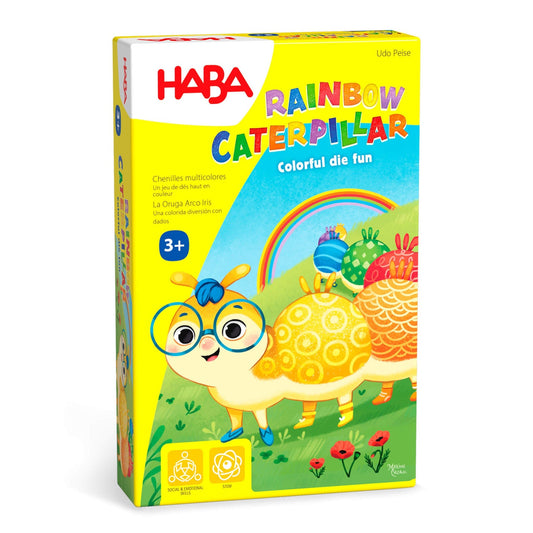 Haba Mini Game | Rainbow Caterpillar Arranging Game