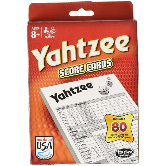Yahtzee Score Pads