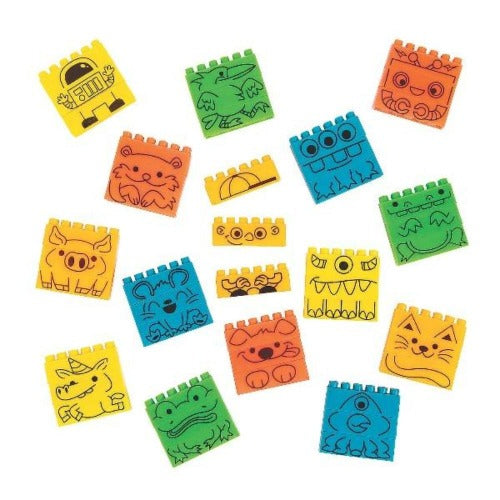 Build Your Own Character Building Blocks Game Set