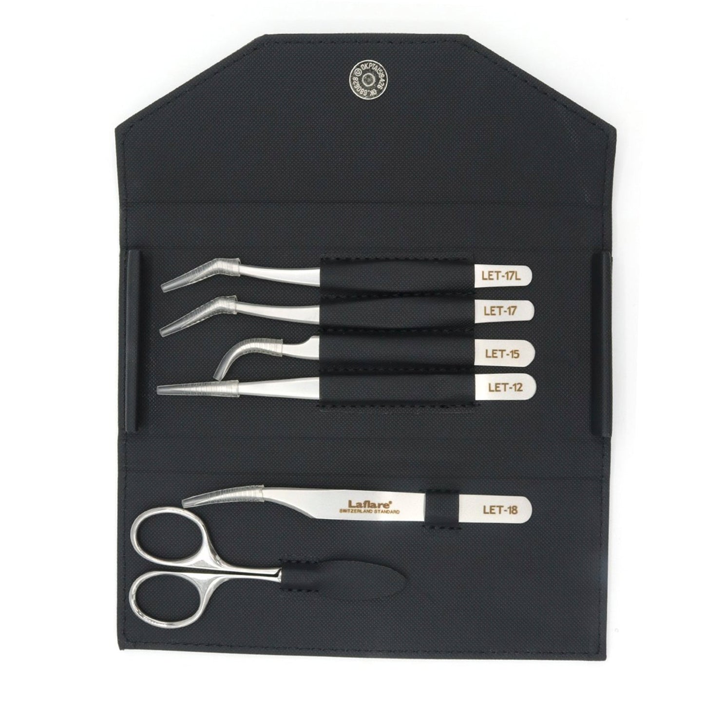 Laflare Professional Extensions Tweezers Kit