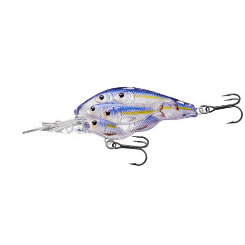 Yearling BB Crankbait,pearl/violet shad,4 - GhillieSuitShop