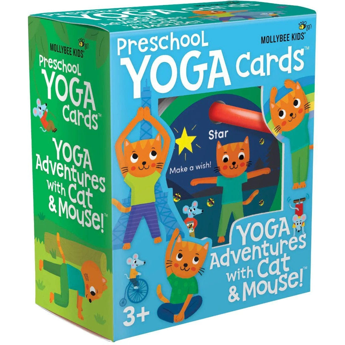 Mollybee Kids Preschool Yoga Cards