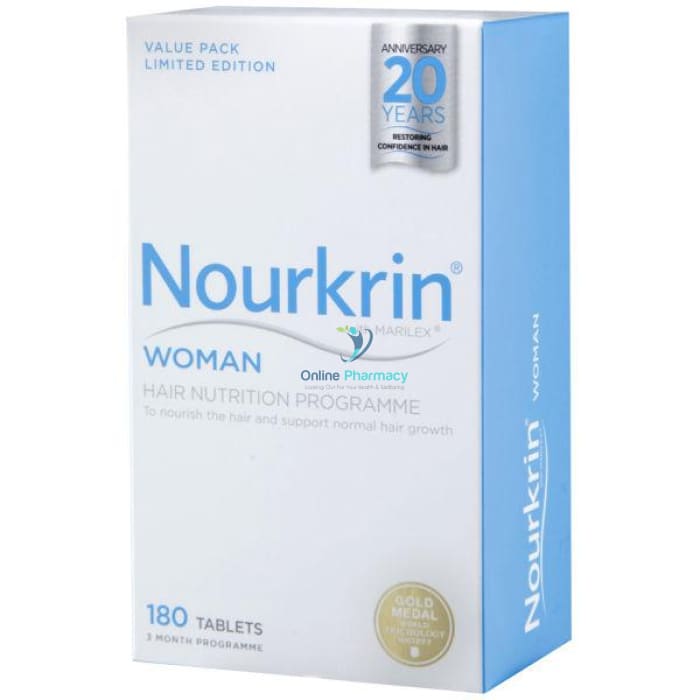 Nourkrin Woman Tablets - 60/180 Pack - OnlinePharmacy