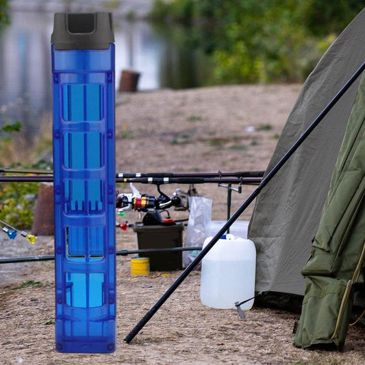 Portable Fishing Rod Holder Fishing Box Fishing Barrel Accessories Boat Standing Blue