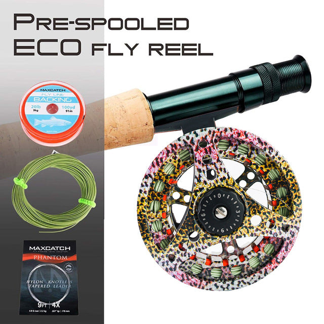 WT Large Arbor Die Casting Aluminum Maximumcatch Fly Reel