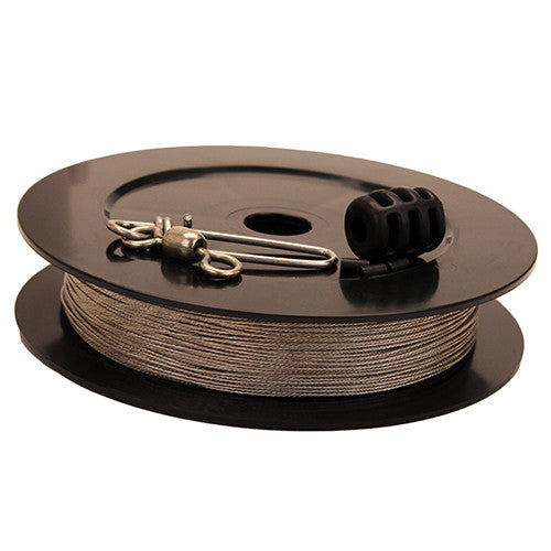Prem SS Rplcmnt Downrigger Cbl,200 ft spl - GhillieSuitShop