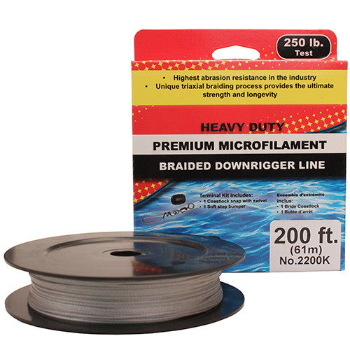 PBF DwnRgr Line,250lb Test,200 ft spl,kit - GhillieSuitShop