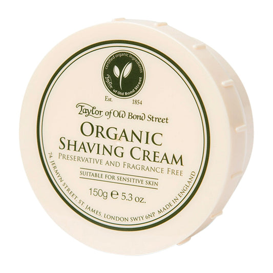 Taylor of Old Bond Street Organic Shaving Cream Bowl, 150g