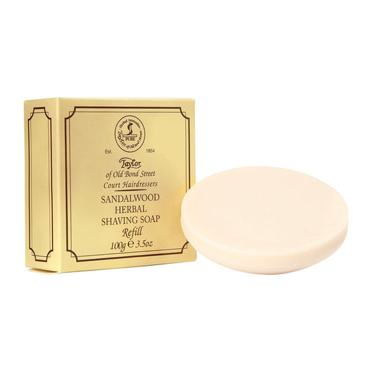Taylor of Old Bond Street Sandalwood Shaving Soap Refill, 100g