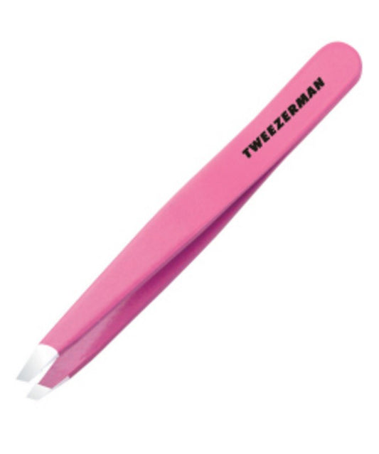 TWEEZERMAN TWEEZER SLANT TIP NEON PINK