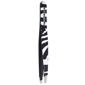 TWEEZERMAN TWEEZER SLANT-ZEBRA PRINT 1256-ZSQT