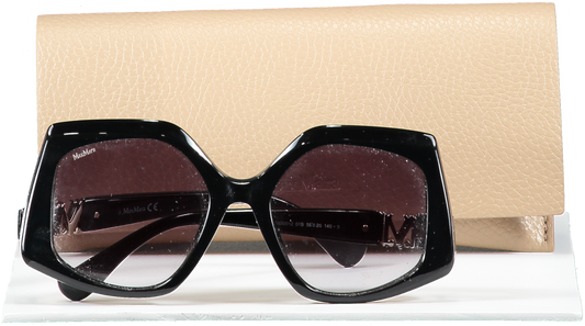 Max Mara Black Emme1 Sunglasses  in case