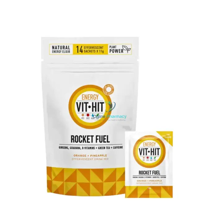 VIT-HIT Rocket Fuel Energy Supplement Effervescent.